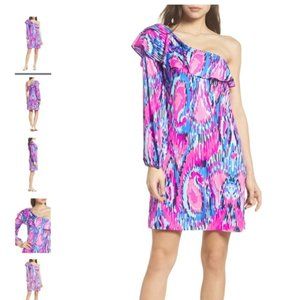 Lilly Pulitzer NWT  Amante Silk Jersey dress L